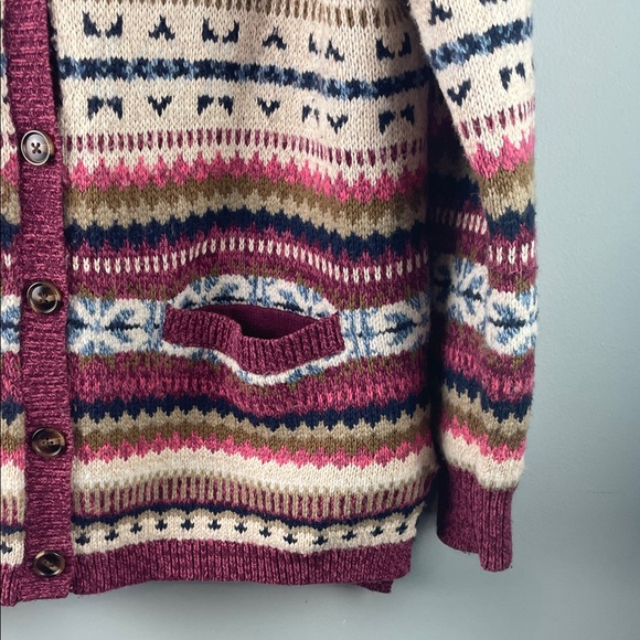 Sundance Cardigan Wool Blend Sweater Size PM - Picture 4 of 9